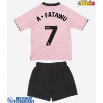Leicester City Issahaku Fatawu #7 Replica Third Minikit 2025-26 Short Sleeve (+ pants)